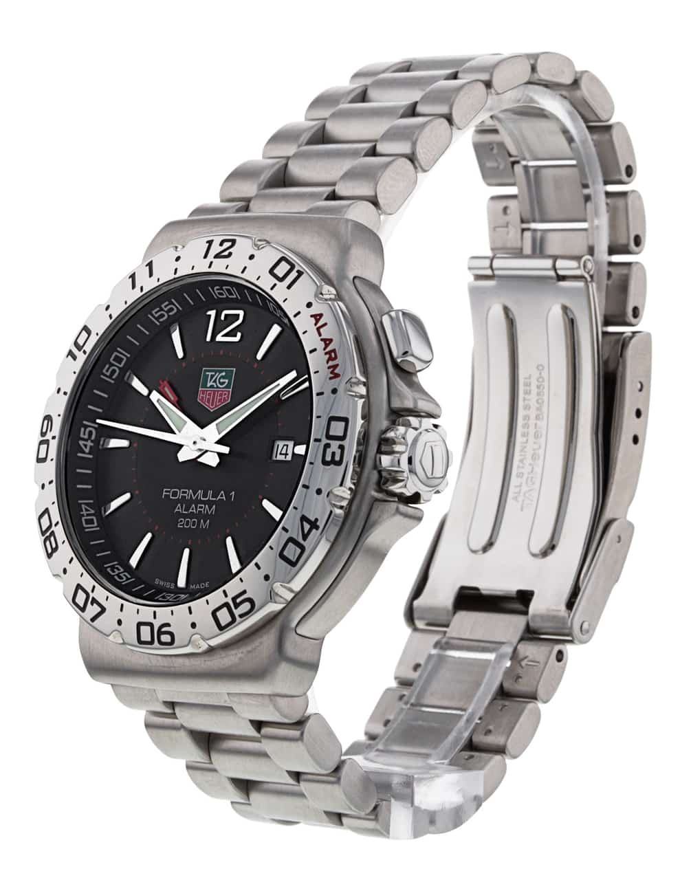 Tag Heuer Formula 1 Black Baton Dial Bracelet Strap